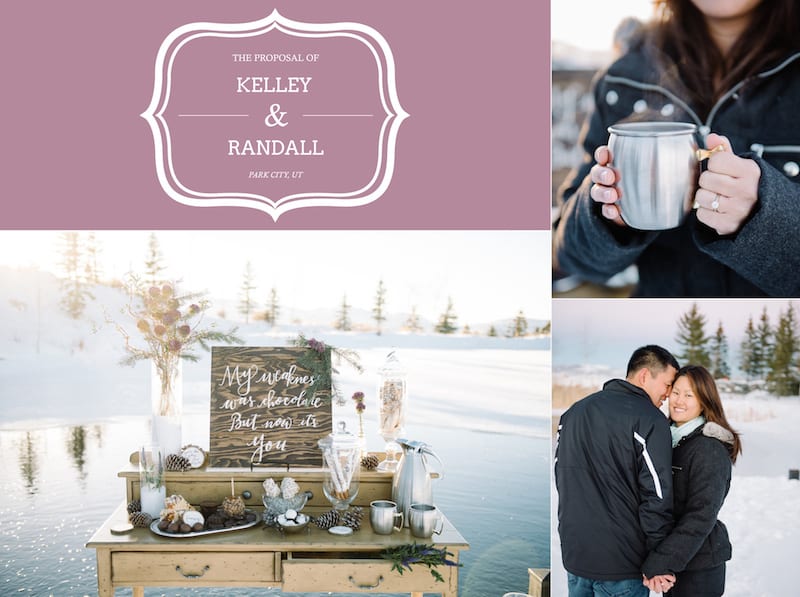 Park City, Utah Lake Wedding Proposal