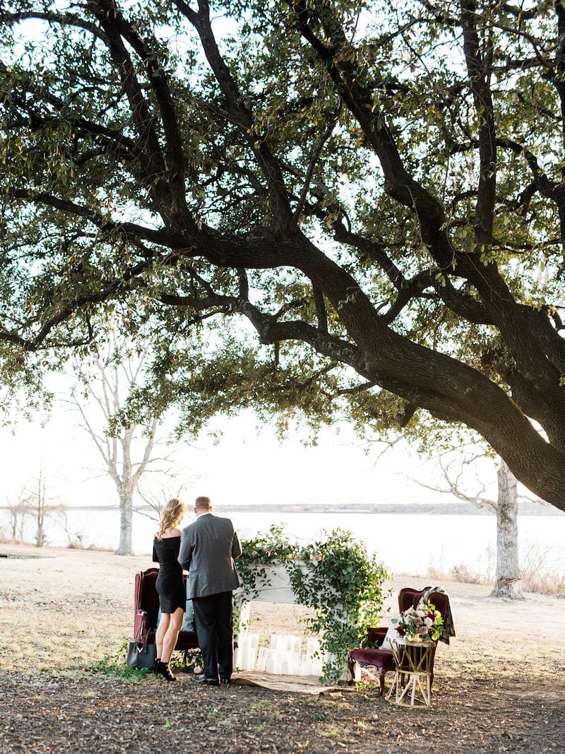 White Rock Lake Wedding Proposal