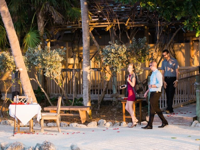 Florida Keys Private Beach Dinner Proposal