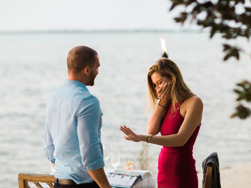 dinner on the beach in florida