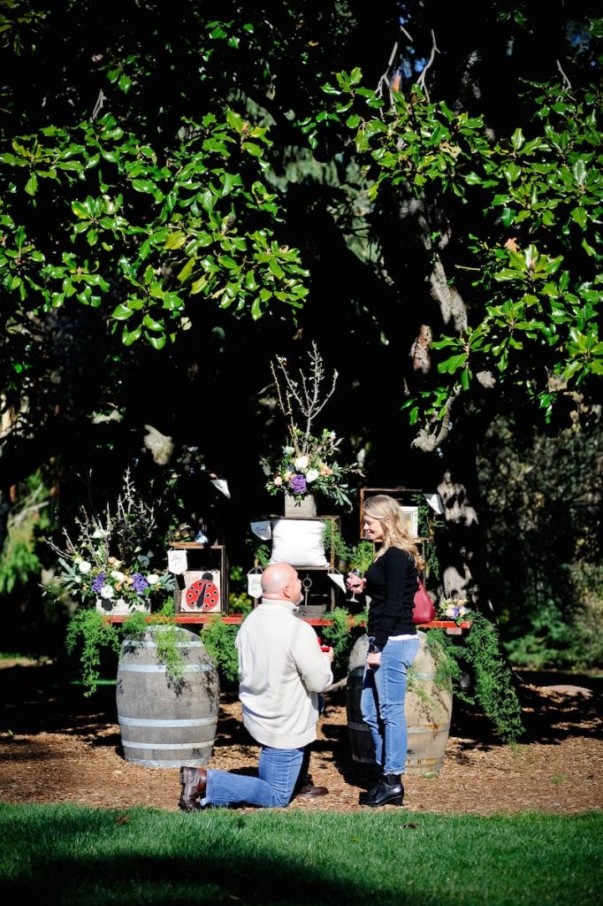 private proposal space in napa