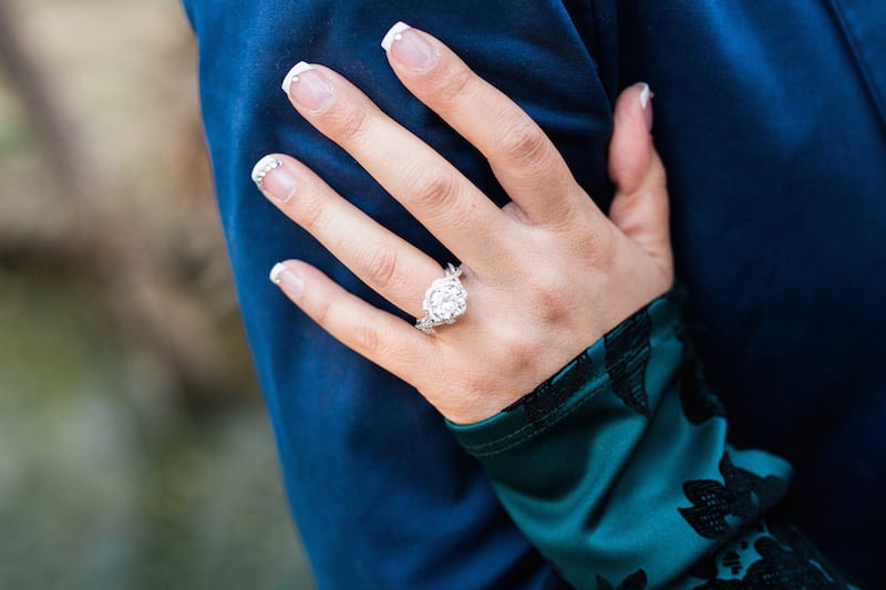 extravagant marriage proposal ring