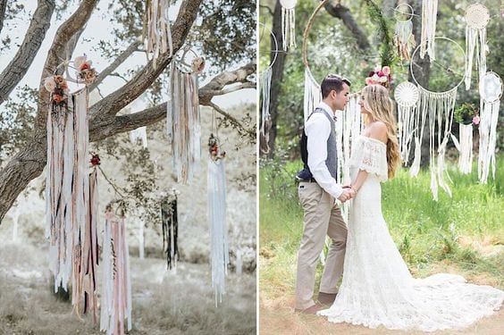 boho chic wedding inspiration