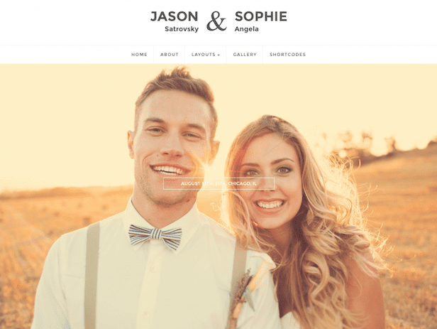 wedding website