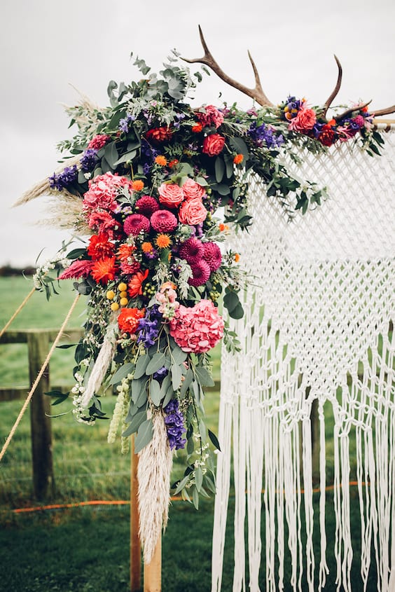 boho chic wedding inspiration