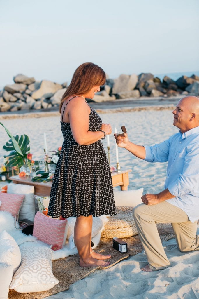 beach picnic proposal