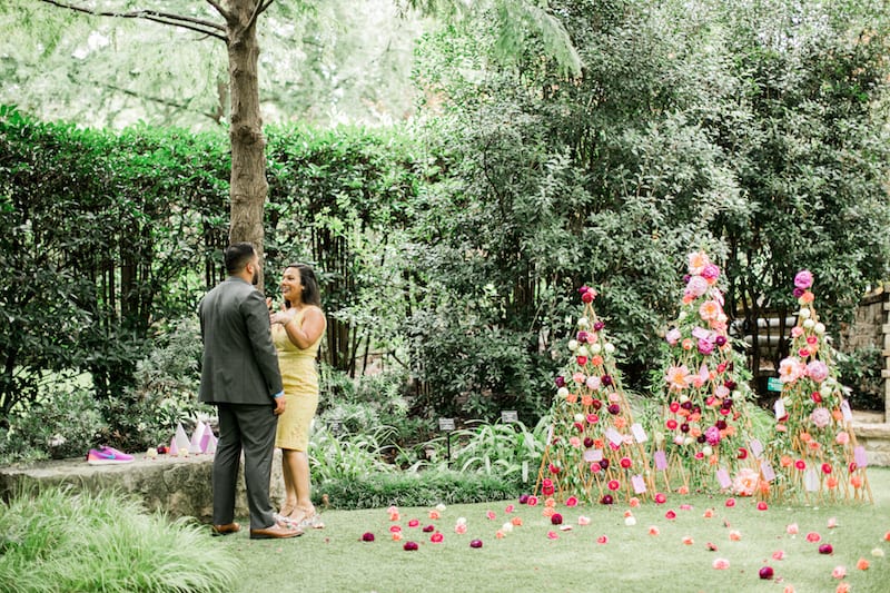 dallas arboretum marriage proposal