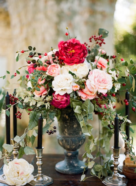 Black Tall Candles for Wedding Tables