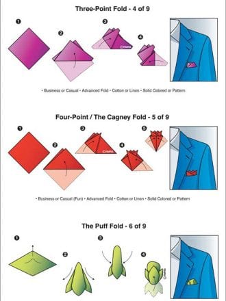 9 Ways To Fold A Pocket Square