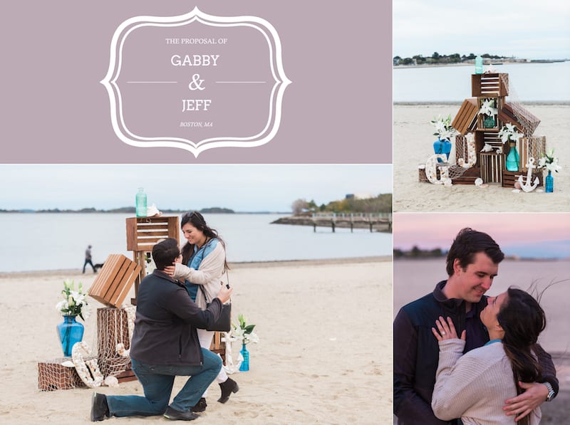 Proposal on the Beach in Boston, MA