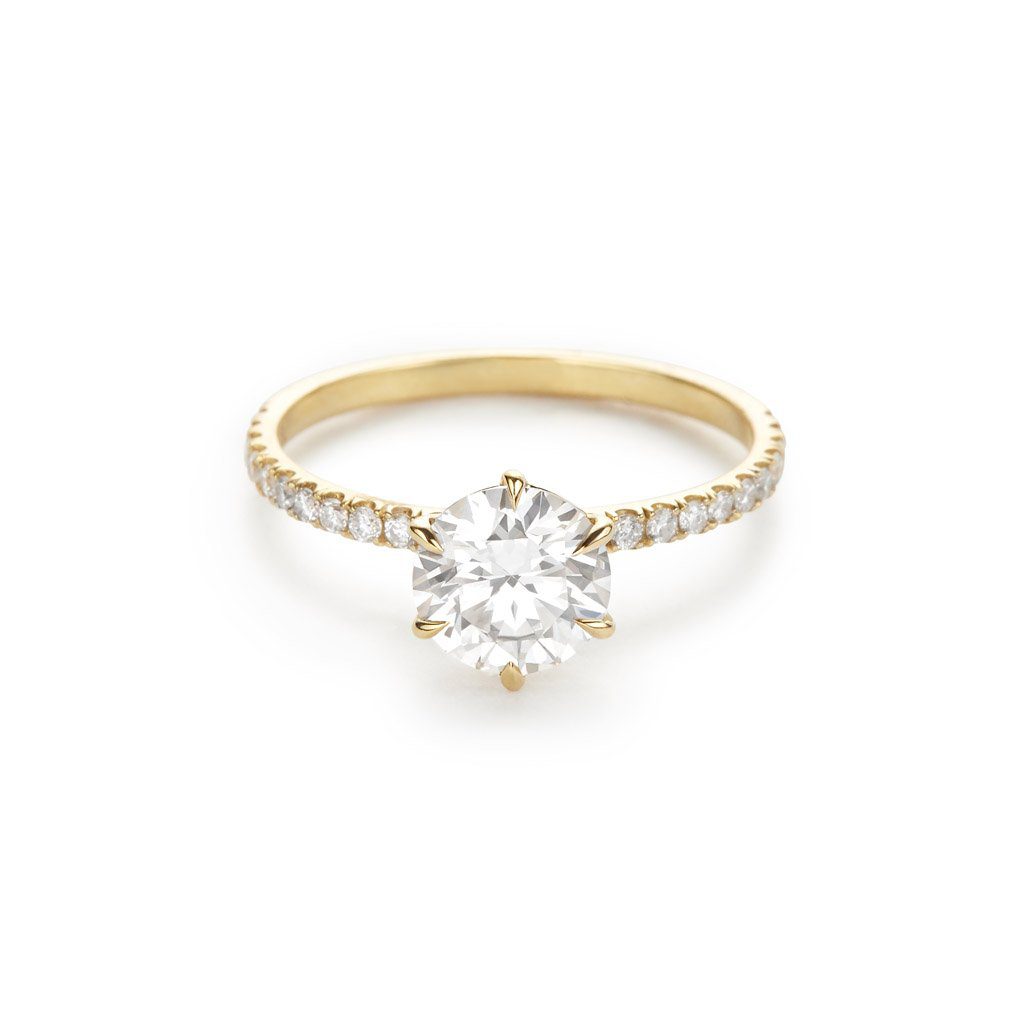 Diamond foundry hot sale engagement rings