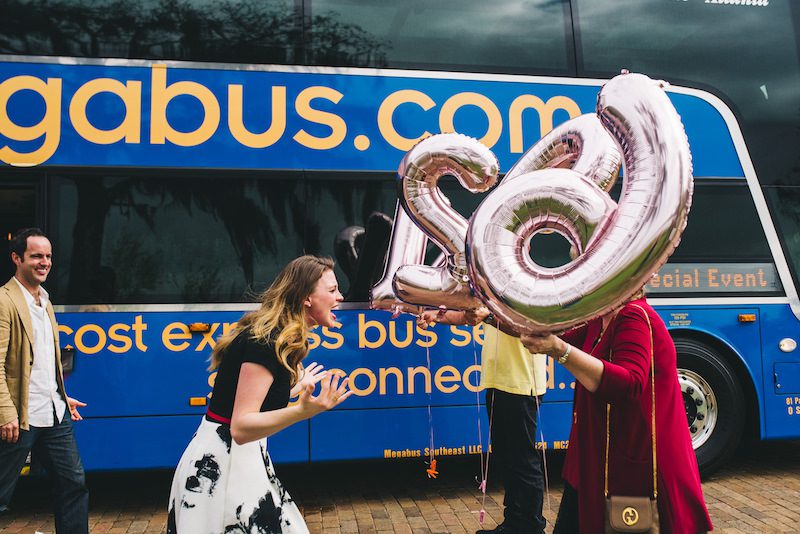 marriage proposal on megabus