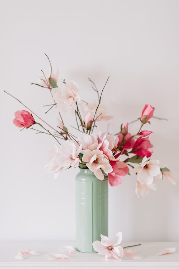 paper flower proposal decor