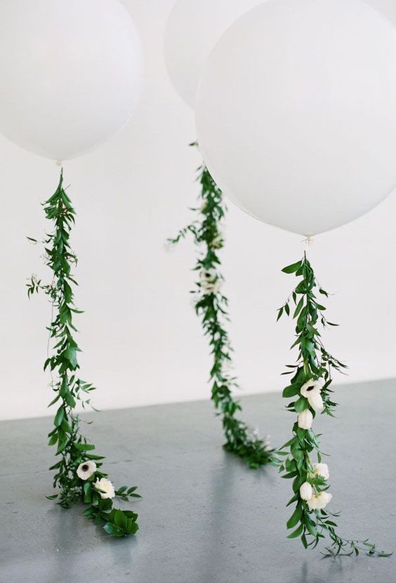 white on white event decor