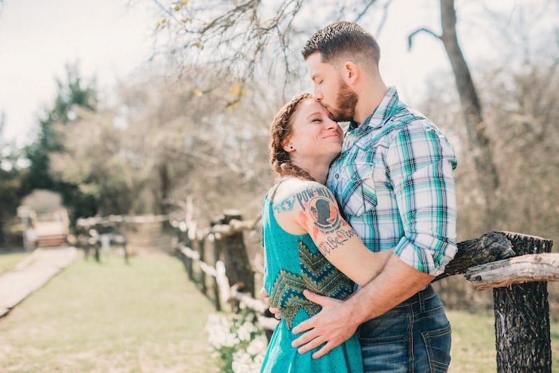 Lost Oak Winery engagement