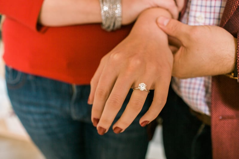 engagement during baseball game