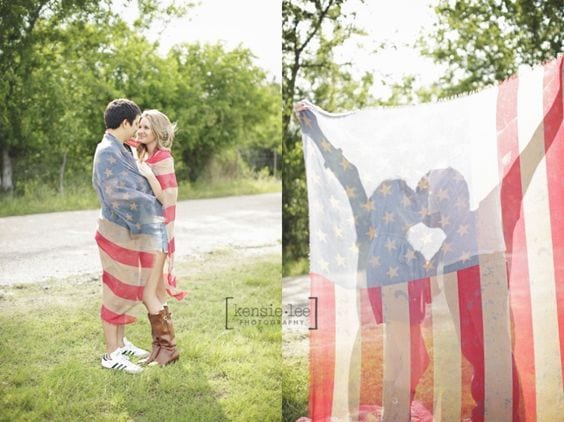 patriotic couple pictures
