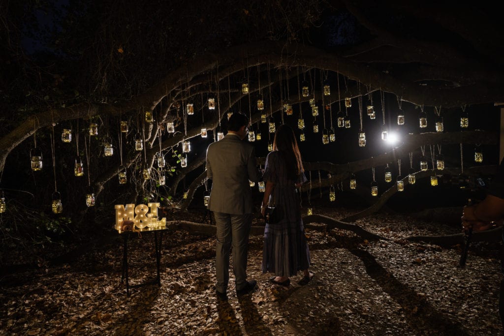 Hanging lantern and sand art proposal in san diego