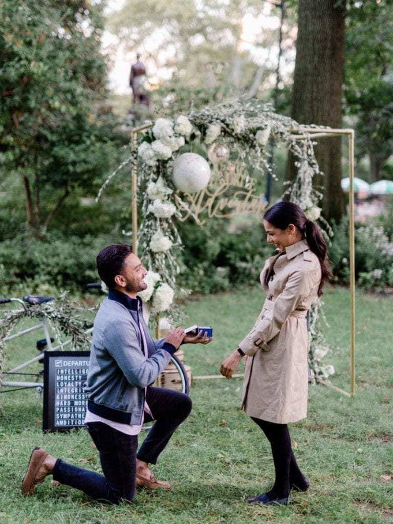 Travel proposal in Central Park