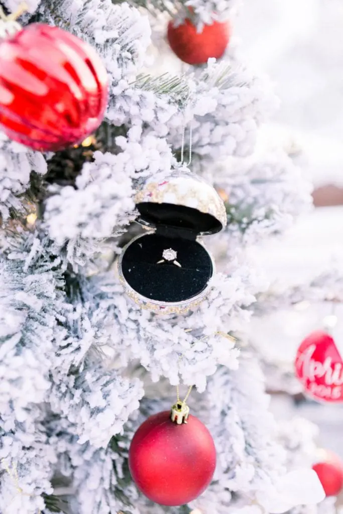 winter proposal in deer valley, utah