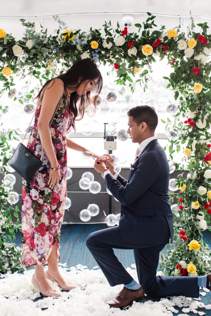 Boat proposal in Newport beach ca