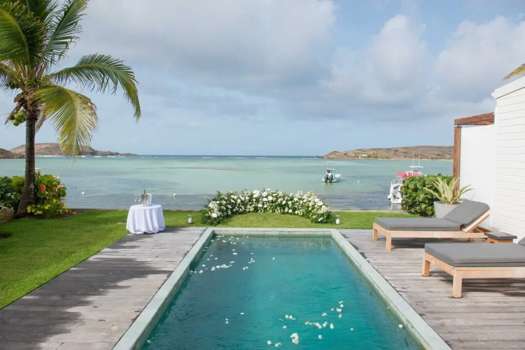 st barths marriage proposal views