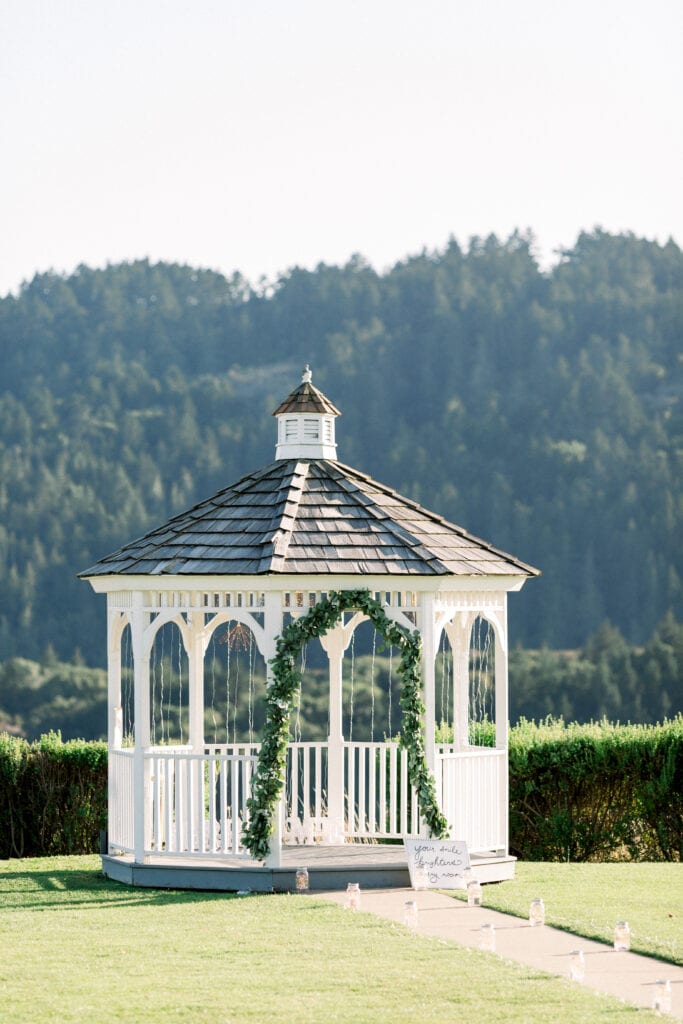 Romantic gazebo in CA
