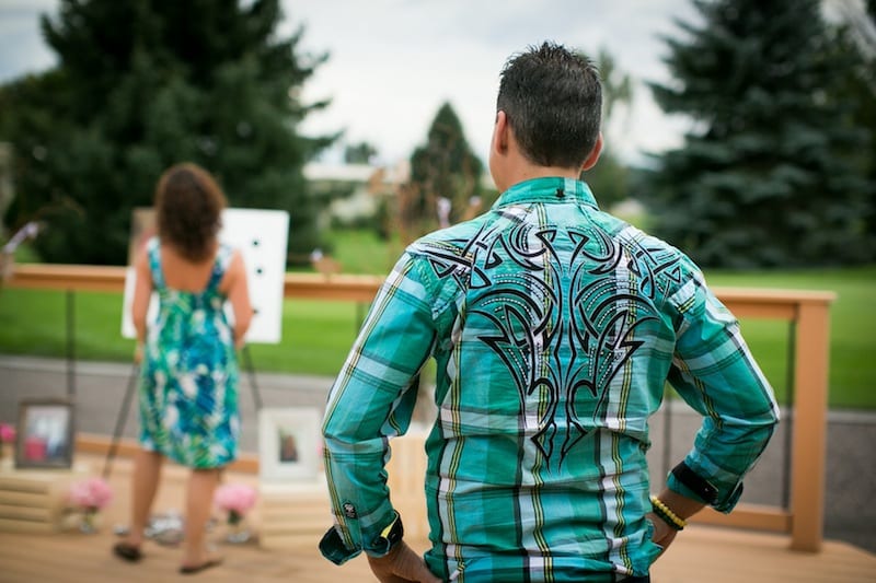 couple at wedding proposal