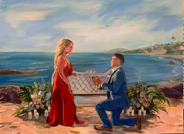 Painting of Proposal by Agnes Russo