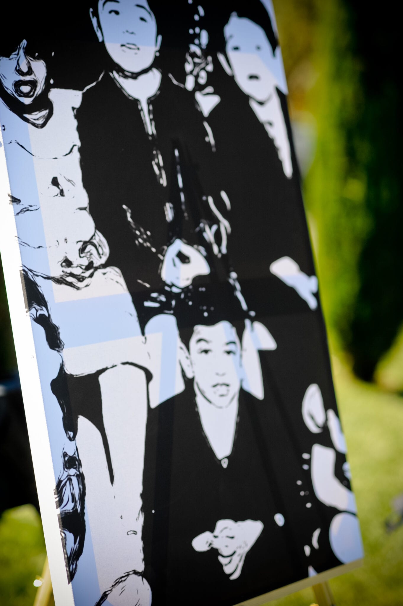 printed canvas of kids