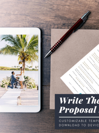How To Write The Perfect Proposal Speech Template