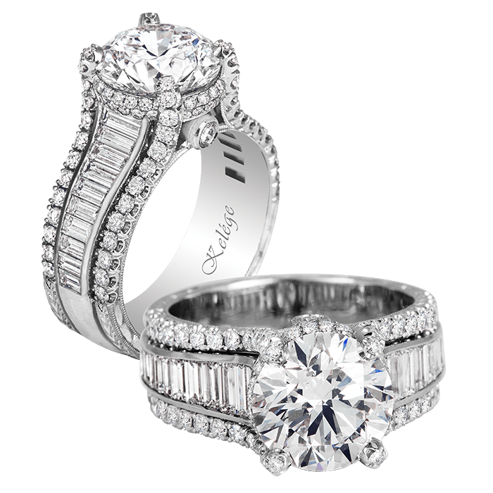 Diamond Solitaire Engagement Ring - KPR795 – Jack Kelége | Diamond  Engagement Rings, Wedding Rings, and Fine Jewelry
