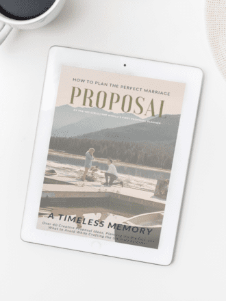 how to plan the perfect marriage proposal ebook