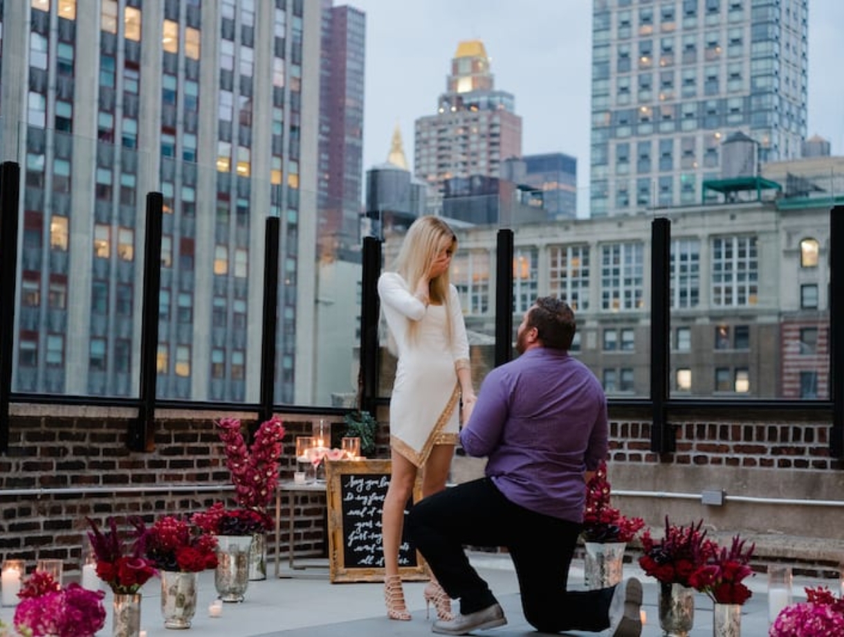 Best New York City Marriage Proposal Planners NYC Rooftop Pr
