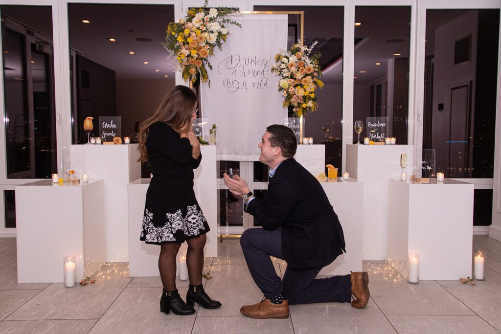 Down on one knee in NYC