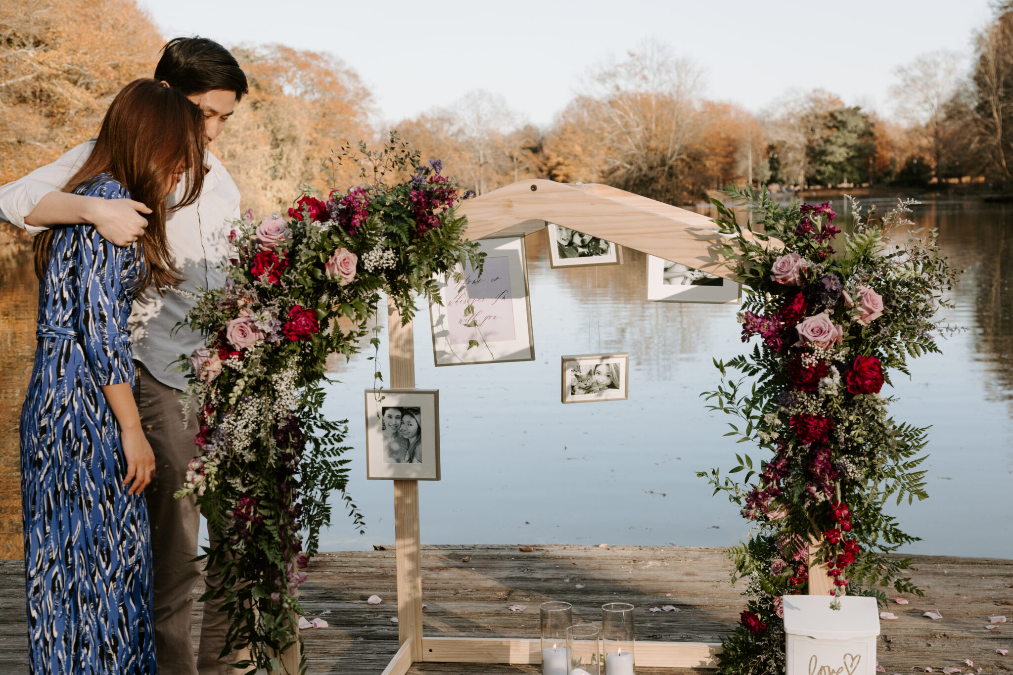 Couple looking at Custom Proposal 