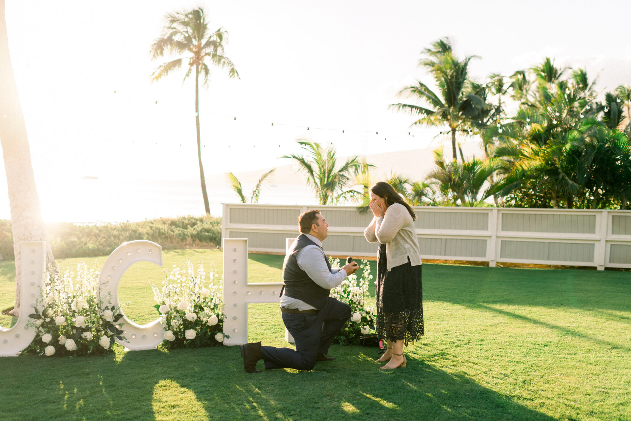 man down on one knee