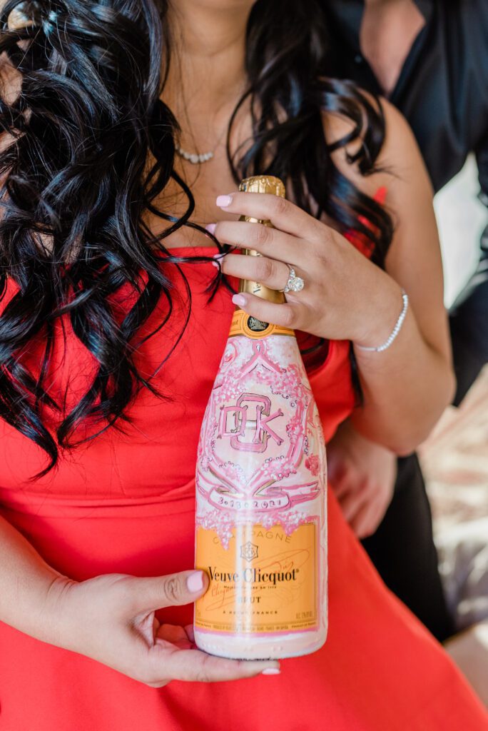 Custom Champagne Bottle