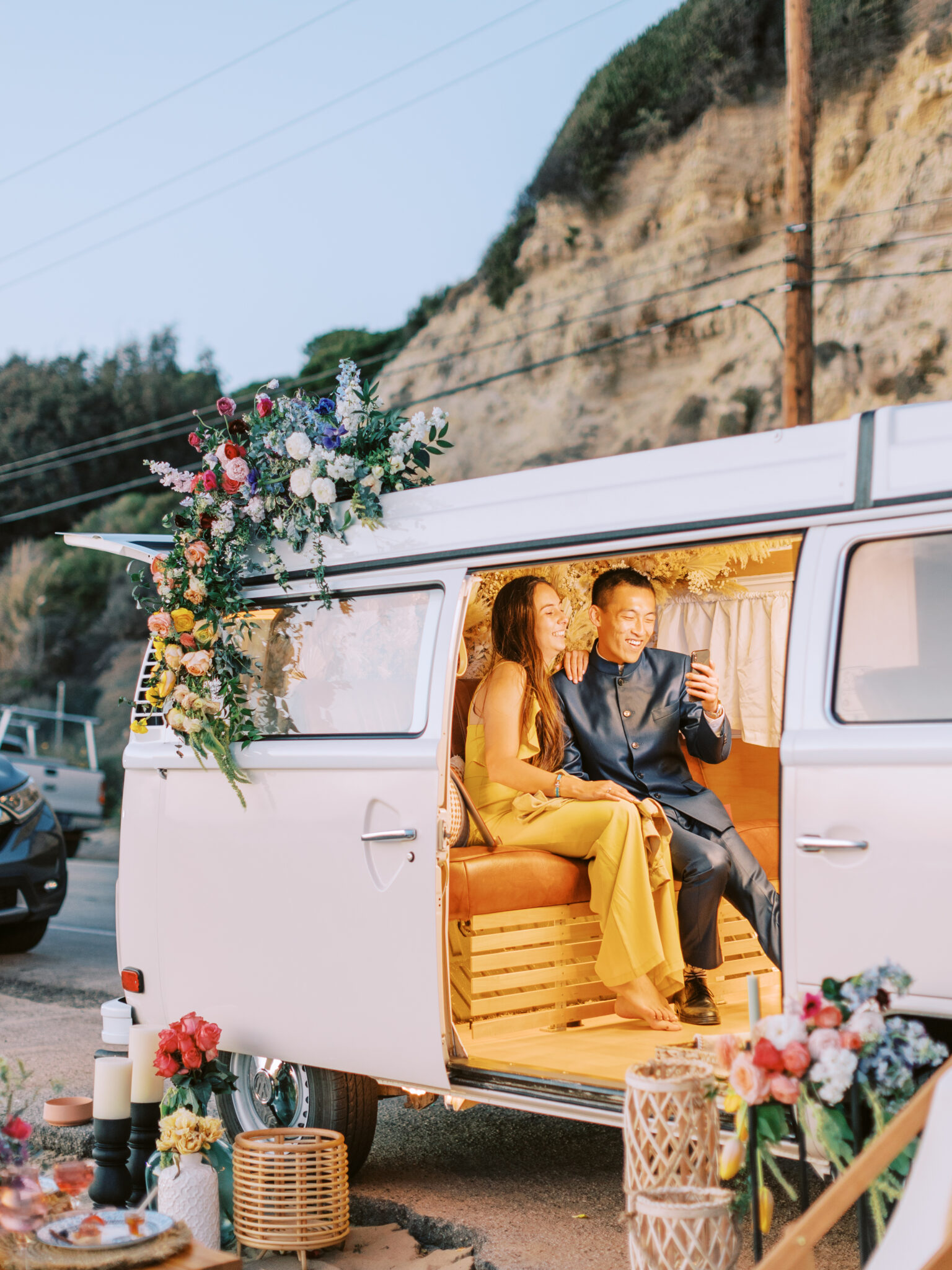 Malibu Photobooth marriage proposal by the yes girls