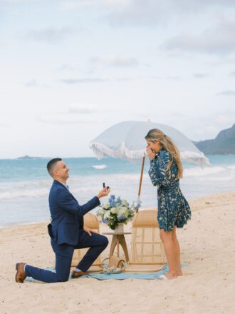 hawaii beach marriage proposal