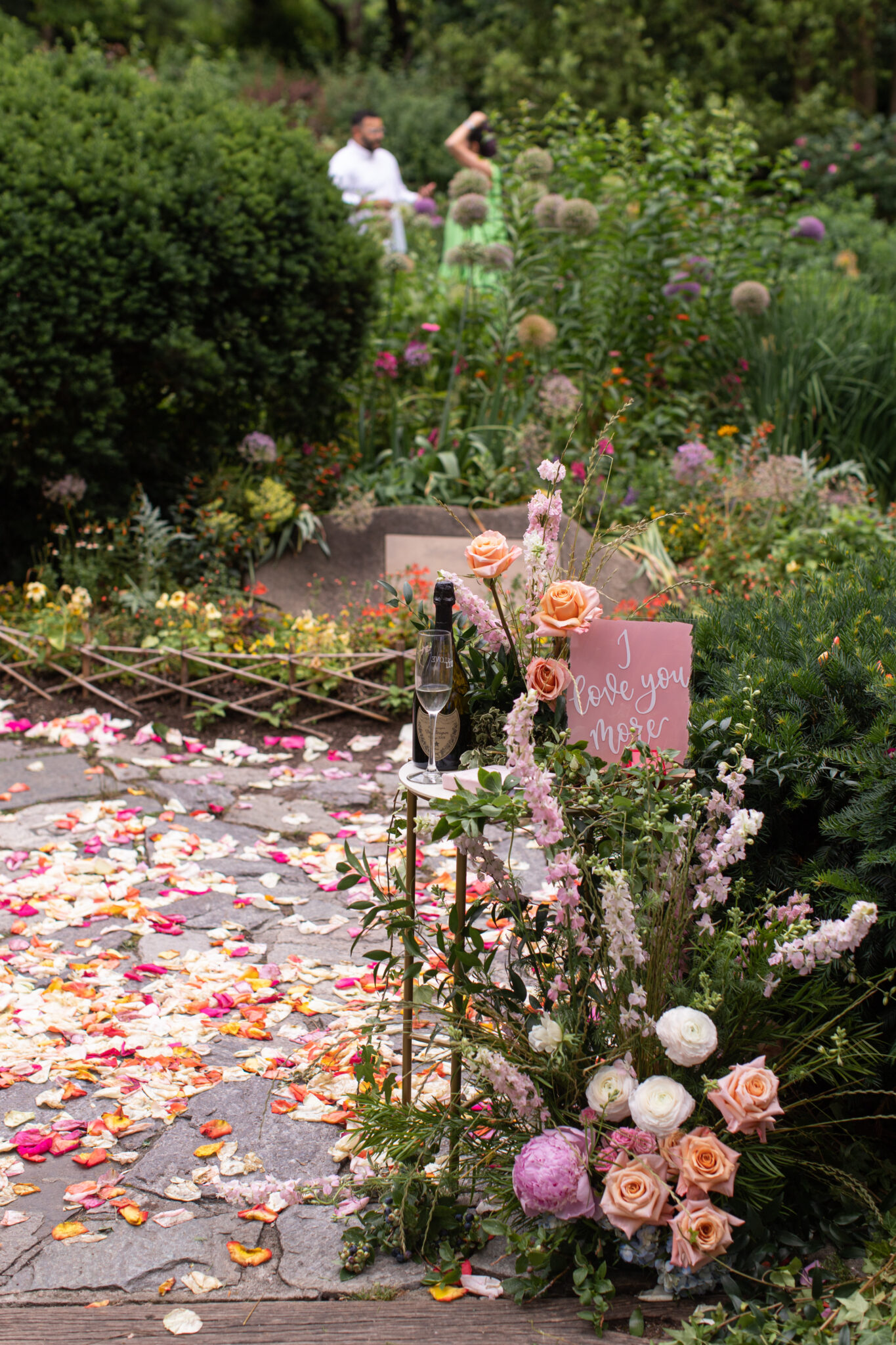 gorgeous flower display in central park