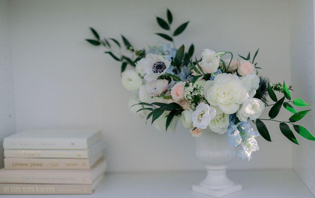 close up of flowers for proposal in new york