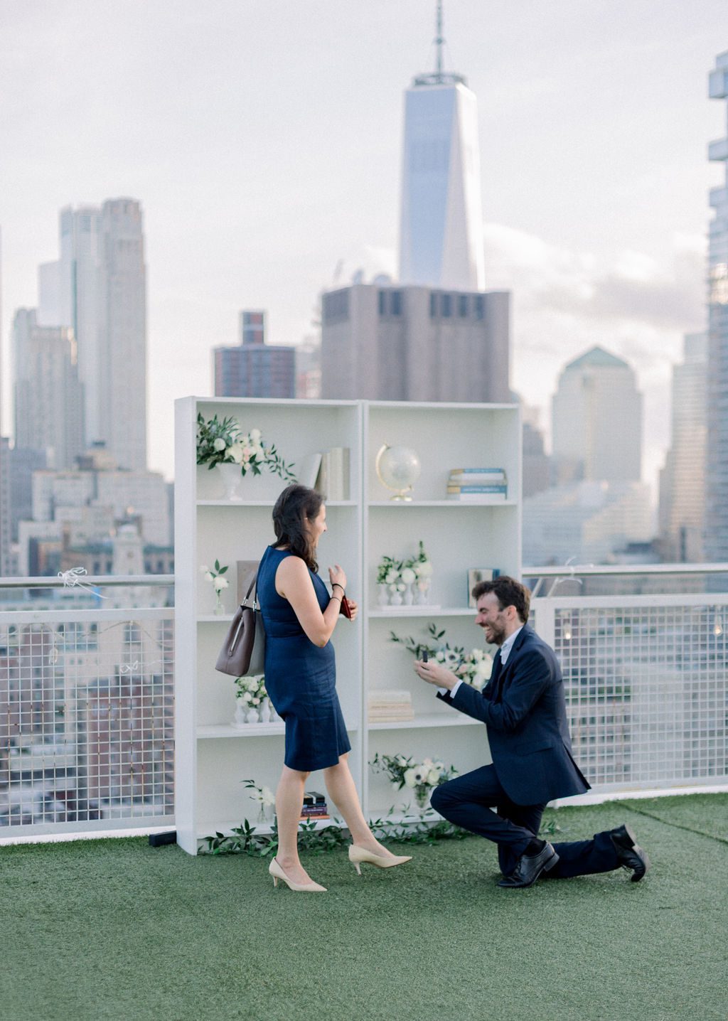 man down on one knee for proposal