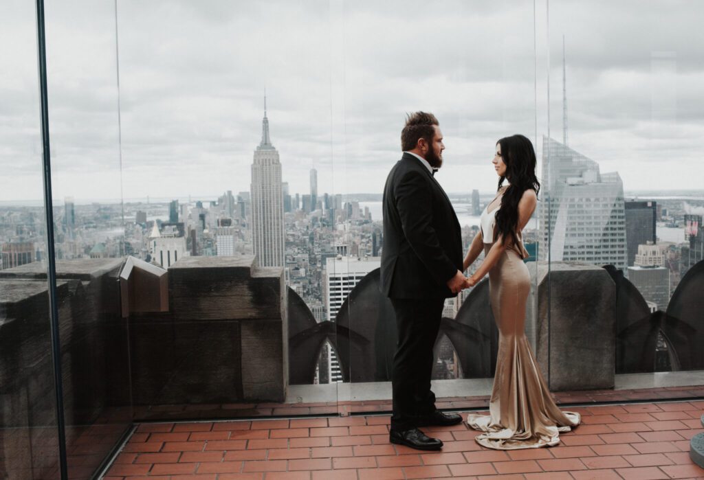 nyc the yes girls marriage proposal and elopement