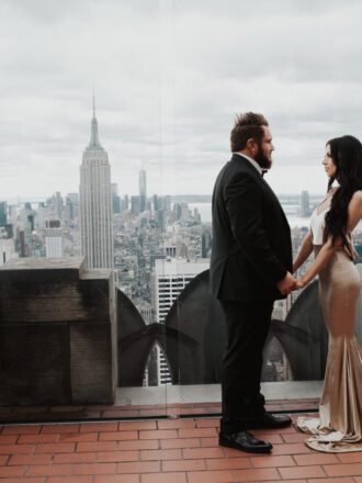 nyc the yes girls marriage proposal and elopement