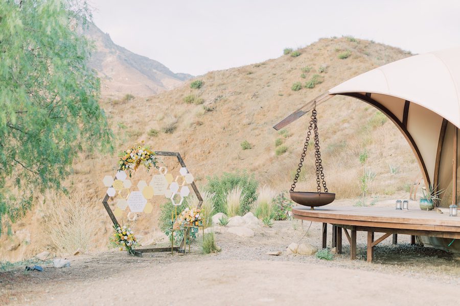 Malibu Marriage Proposal set up