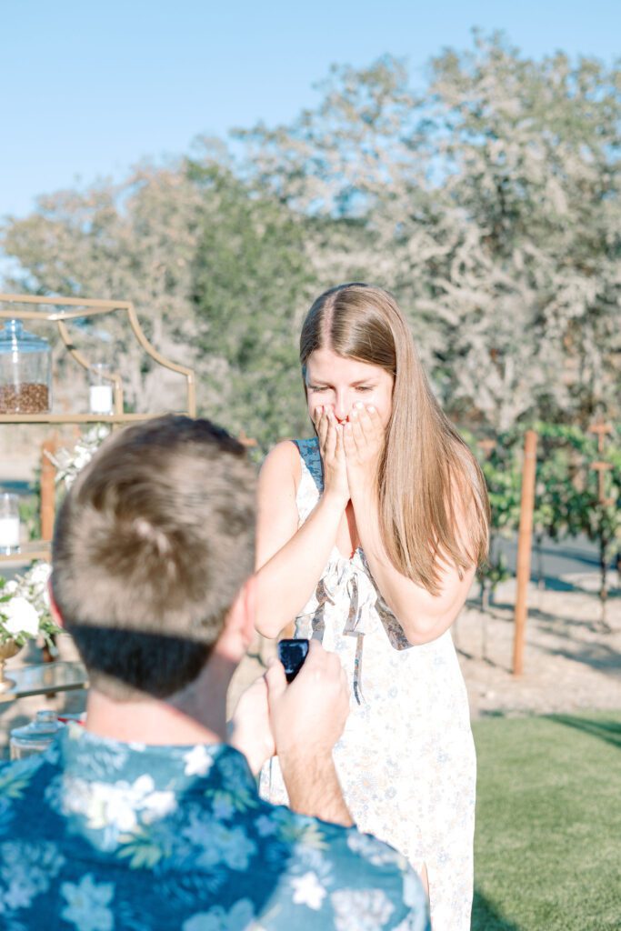 surprise proposal in napa by the yes girls