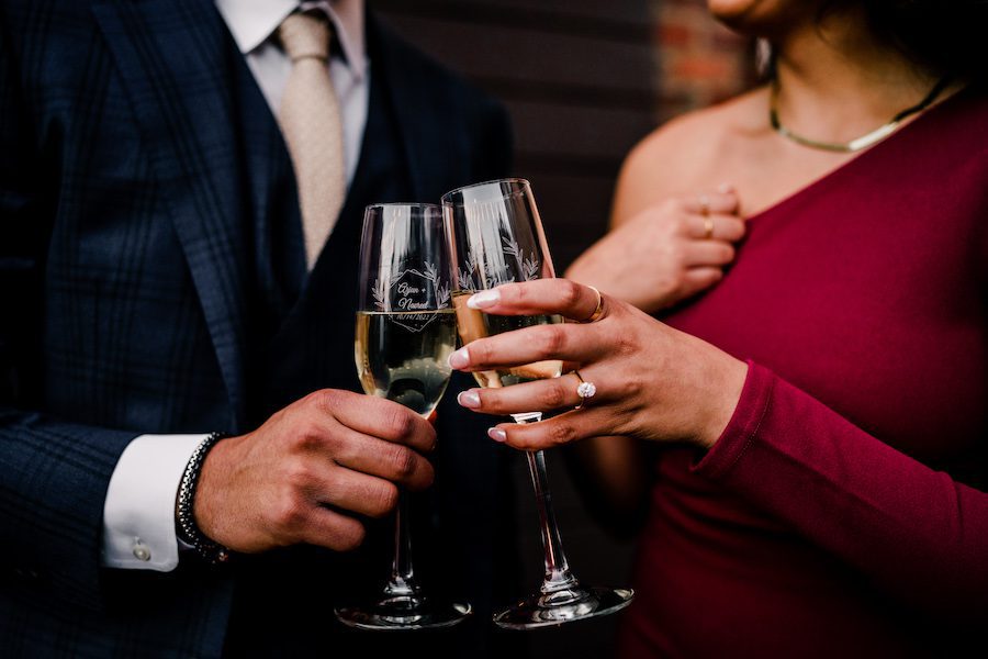 romantic rooftop proposal in Washington DC