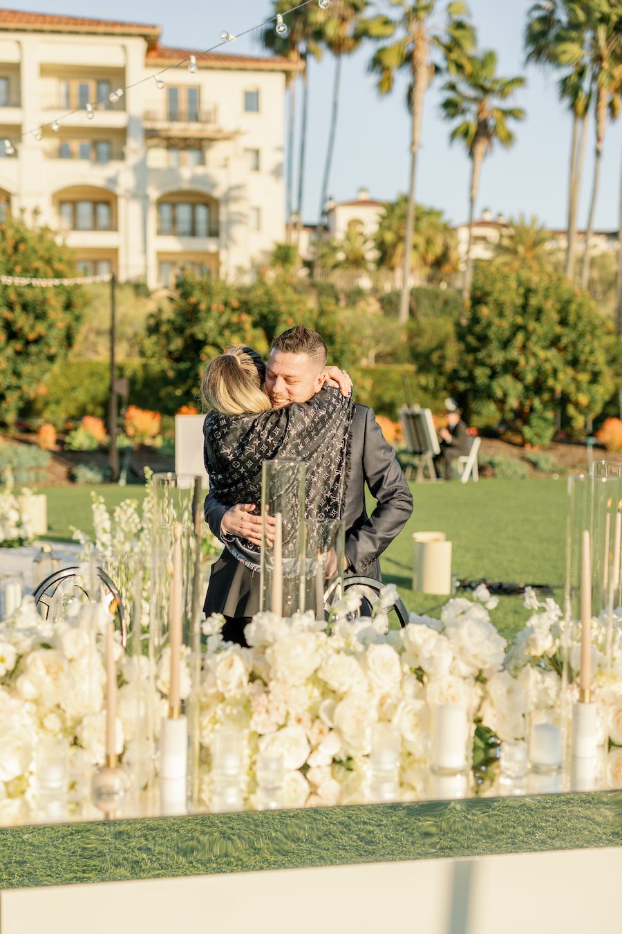 A display of true love shown at this luxury 20 year anniversary and ocean view proposal in southern California