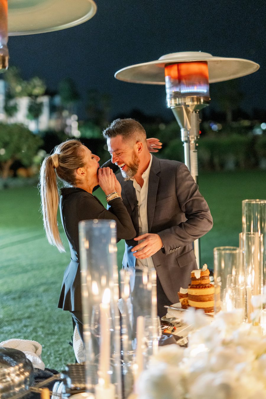 Cutting the cake together made for the best memories